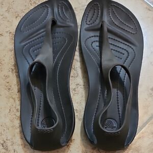 CROCS Women's Dark Gray Sandals